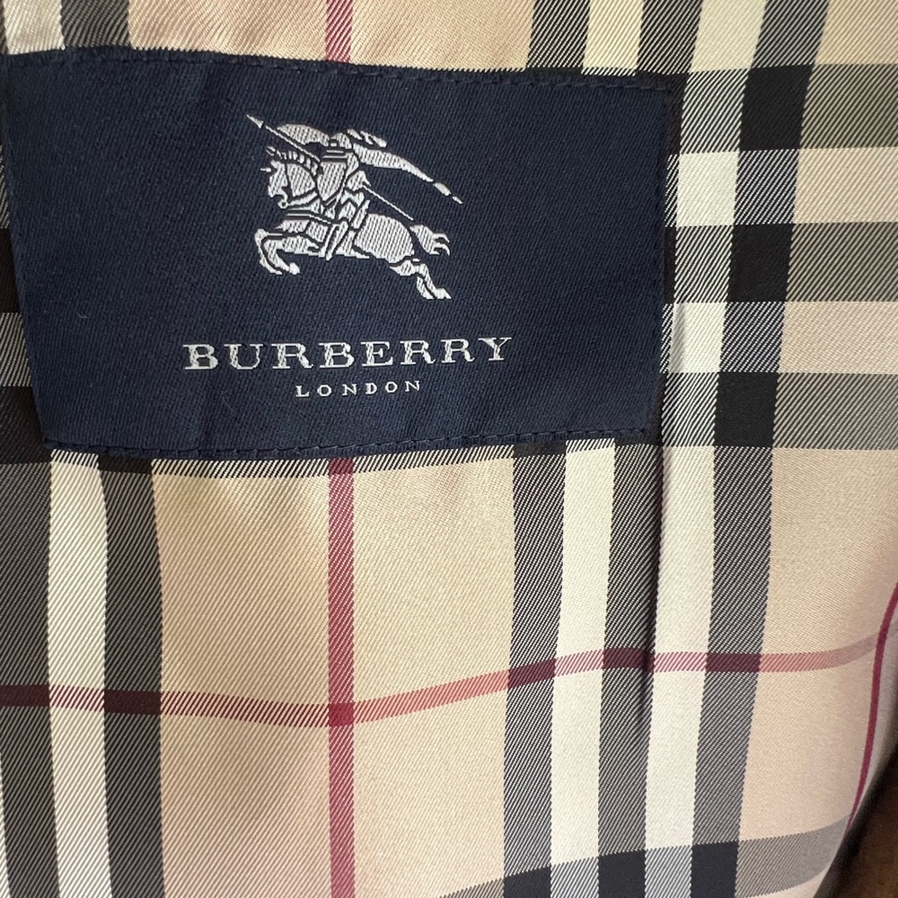Burberry Beige Trench Coat size 46R men’s - Picture 4 of 14